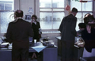 Members of Sitmar London staff at Office Xmas Party, 1965